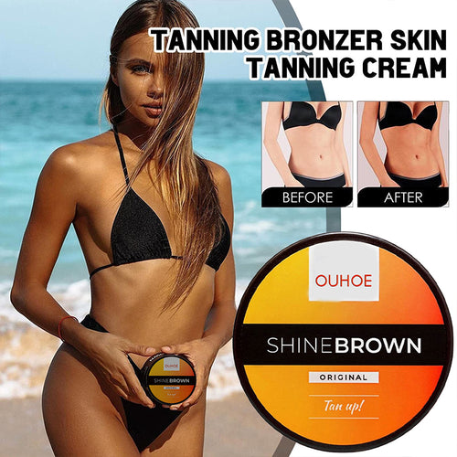 Intensiv brun-utan-sol gel – med aloe vera, återfuktande after sun och naturlig bronzer